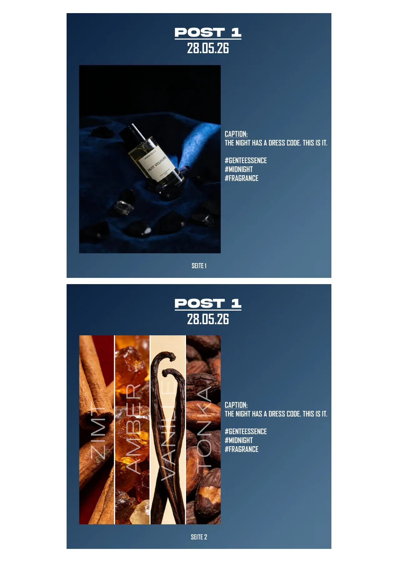 Posting-Plan, Teil 1