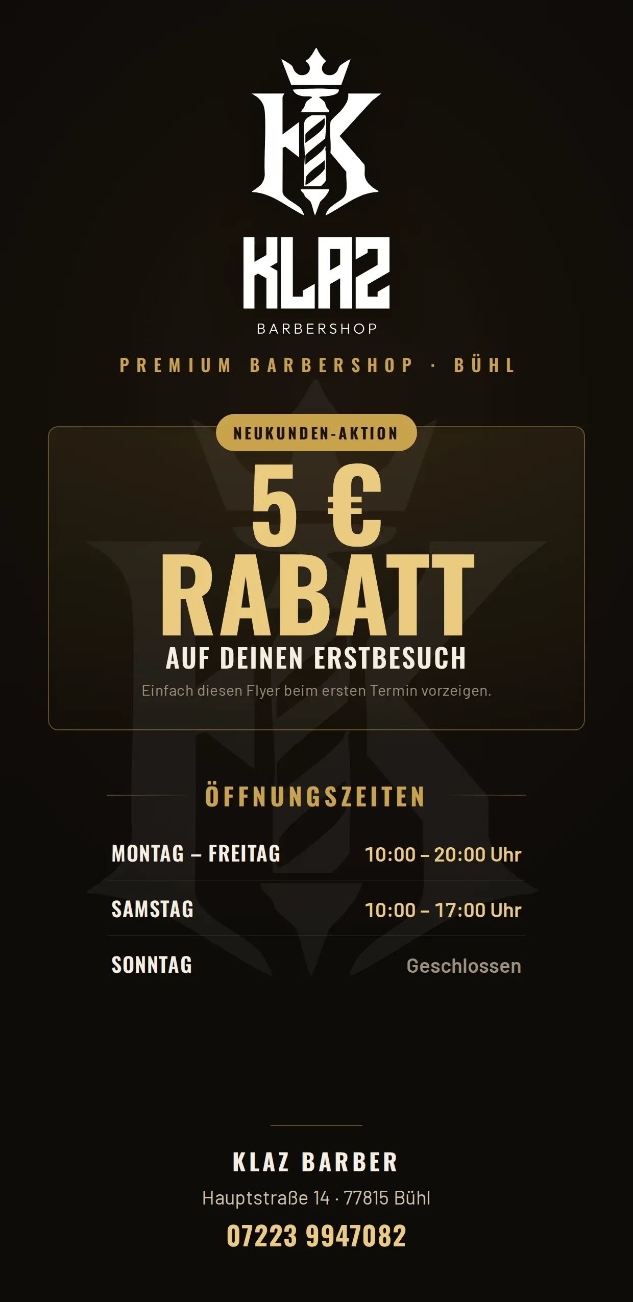 Flyer Vorderseite